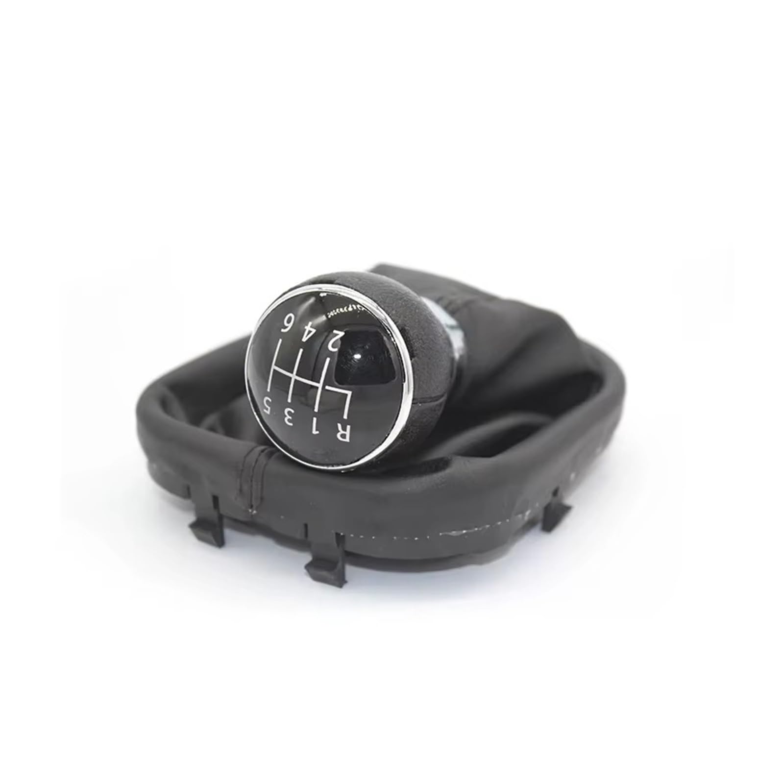 SRVSQTPTVK Power Window Switch Manual 5/6 Speed Gear Shift Knob PU Gaiter Boot for VW for Touran I for Caddy III MK3 2003-2015(6 Speed)