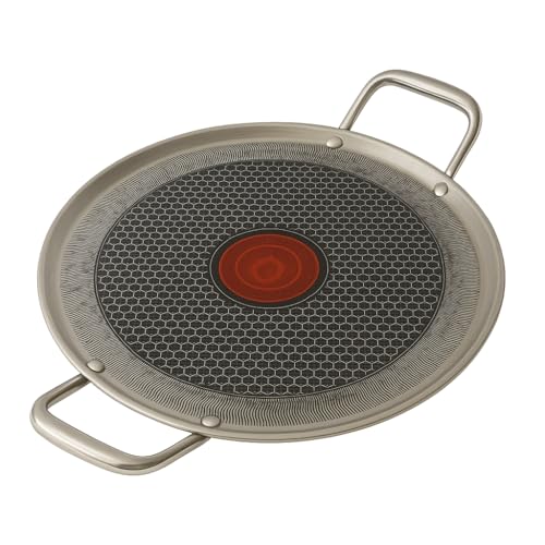 MIRACLE Traditional Roti Tawa 12 Inch – 2.3 mm Thickness Cast Iron Chapati & Tortilla Pan – Round Flatbread Griddle with Handle – Naturally Non-Stick Seasoned Tava – Gas & Induction Compatible