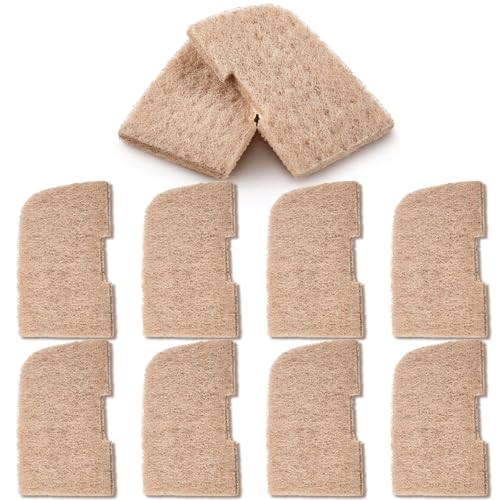 Image of Threlaco 10 Pack Ammonia Remover Pads Compatible with Fluval 307 /407 /306 /406, Aquarium Filter Replacement Pads for Fish Tank (Ammonia Remover)