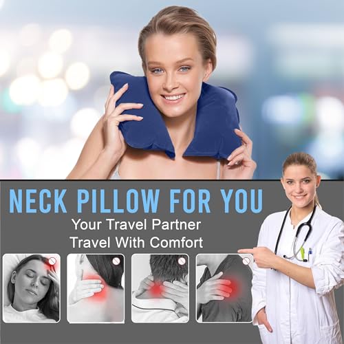 Almohada Inflable para Cuello con Funda Lavable miniatura 4