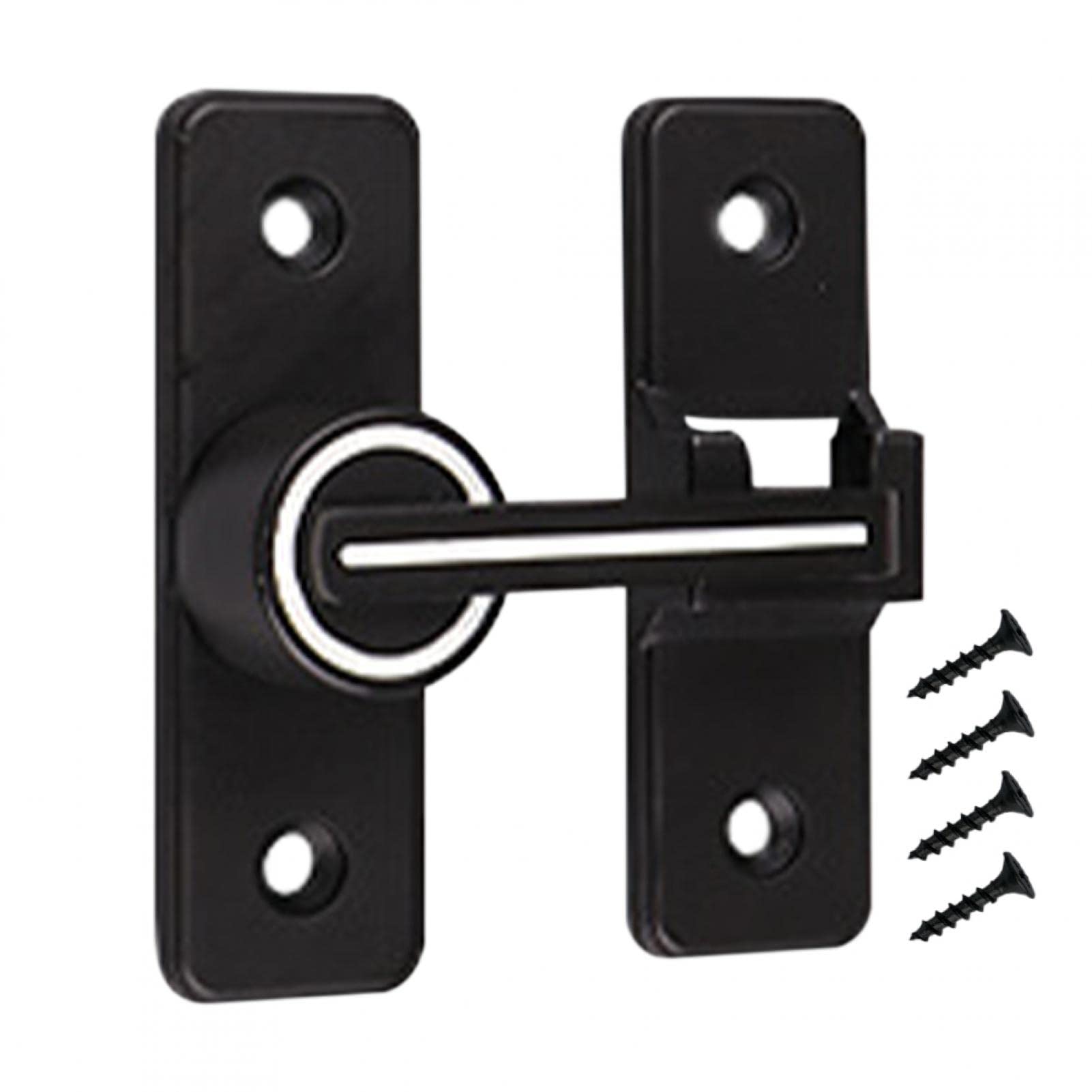 Loquet De Porte De Grange Wocoe – Verrou Rabattable Réglable 90/180°, Laiton, Alliage De Zinc