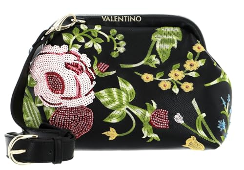 Valentino Pouch Sac à bandoulière Femme Noir Multicolore Petit Format Pochette