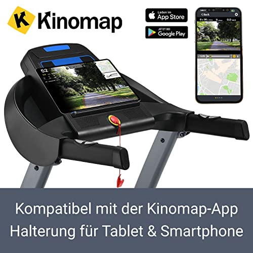 ArtSport Laufband Speedrunner 3500 klappbar, Kinomap-Funktion, 14 km/h, 24 Programme, LCD Display, 3-Fach Steigung… – Bild 5