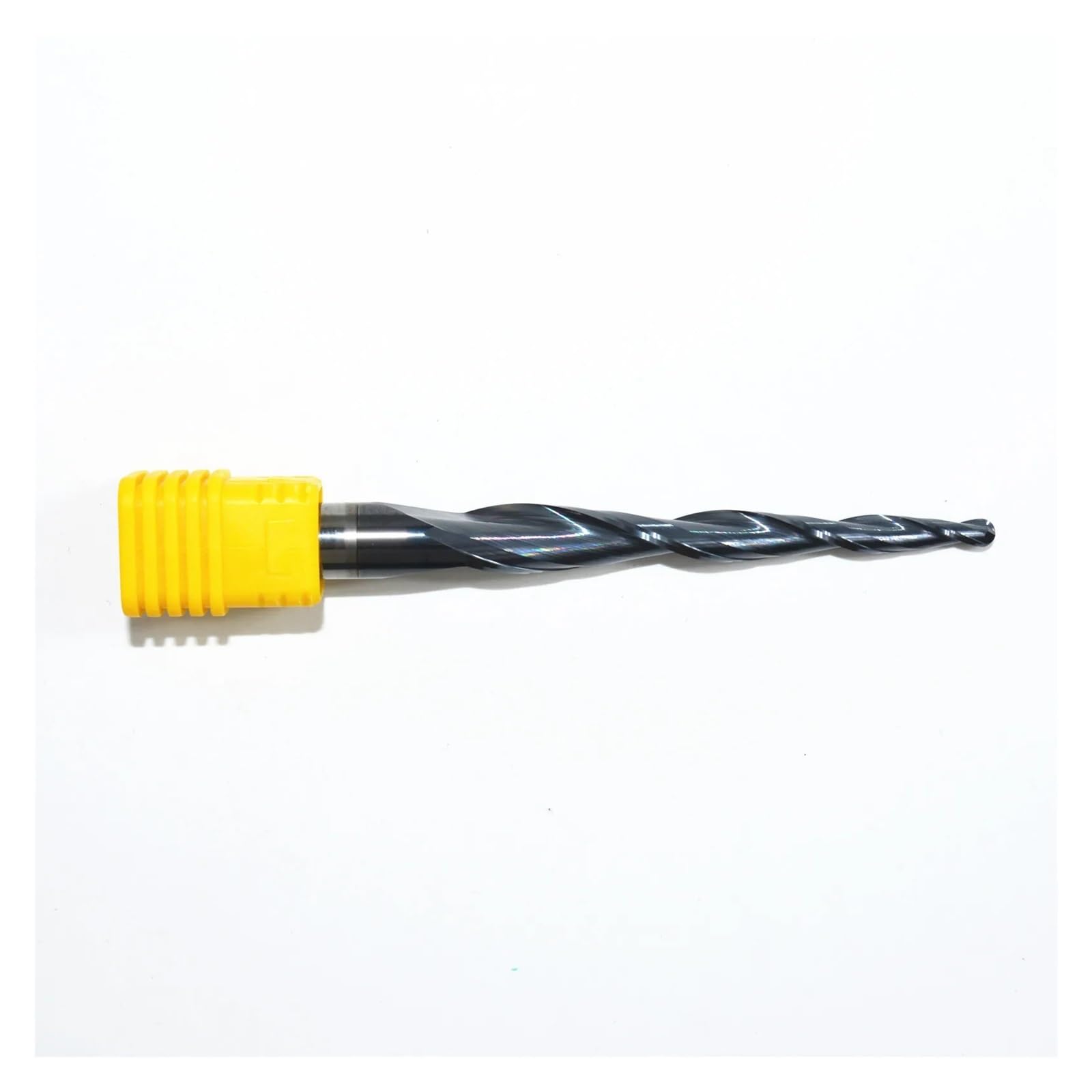 cuchilla con cabeza de bola cónica, D10*R2*70*110L, Fresa de extremo de carburo sólido, Broca enrutadora cónica esférica for carpintería, Fresado de punta esférica cónica de 2 filos(1 piece)