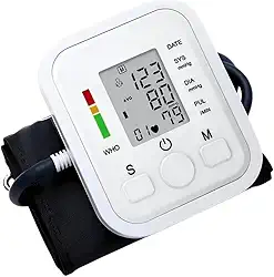 Medidor De Pressão Digital Esfigmomanometro Aparelho De Pressao Digital Elétrico De Braço - Modelo Premium.