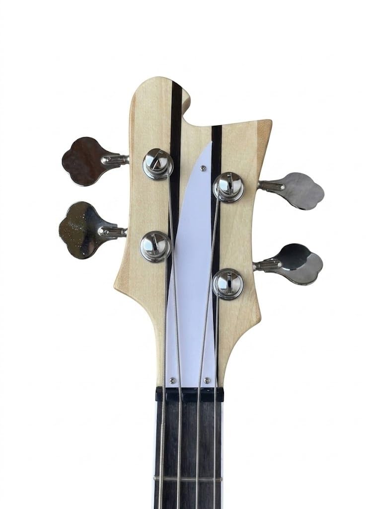Basso elettrico a 4 corde con corpo solido, manico in frassino e legno di acacia pickup Humbucker, ponte regolabile for performance sul palco in studio (Bajo Electrico)