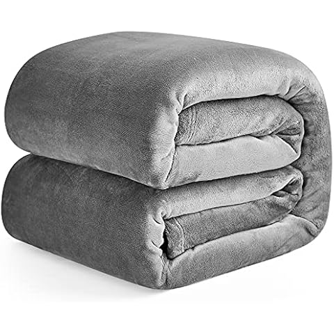 EHEYCIGA Manta Sofa Mantas para Cama Gris Cover