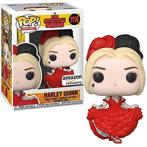 Funko Pop! Movies: The Suicide Squad - Harley Quinn - (Dress) - Suicide Squad 2 - Figura de Vinilo Coleccionable - Idea de Regalo- Mercancia Oficial - Juguetes para Niños y Adultos - Movies Fans