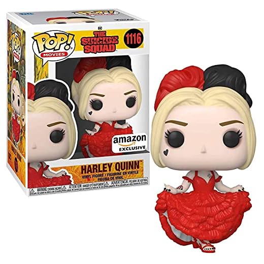 Funko Pop! Movies: The Suicide Squad - Harley Quinn - (Dress) - Suicide Squad 2 - Figura de Vinilo Coleccionable - Idea de Regalo- Mercancia Oficial - Juguetes para Niños y Adultos - Movies Fans