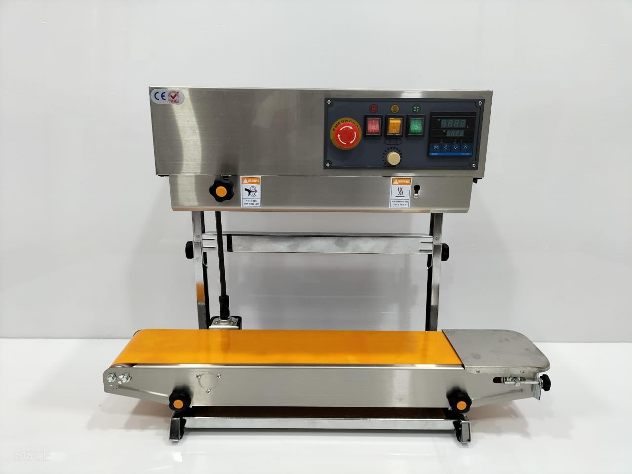 SGCE™ FR-900 MS Continuous Band Sealer | Heavy Duty Vertical Automatic Band Sealing Machine | Packaging Machine-image-1