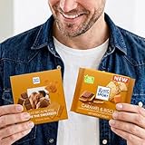 Ritter Sport Chocolat personnalisé - Ritter Sport chocolat biscuit-caramel avec nom ou texte, cadeau anniversaire (Biscuit caramel)
