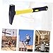 LIFKICH 500G Tpr Handle Fitter Hammer Shock Cushioning Plastic Coated Durable Design for Fabrication and Woodworking for Engineers and Tool Makers