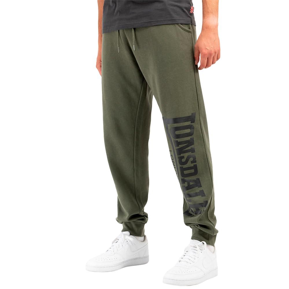 Lonsdale Men's Vert Jogging Trousers Logo Large