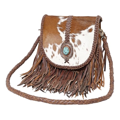 American Darling Messenger Hair On Genuine Leather Western Women Bag Handbag Purse | Cute
