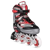 Cosco Sprint Roller Inline Skate (Red) - Medium for Unisex