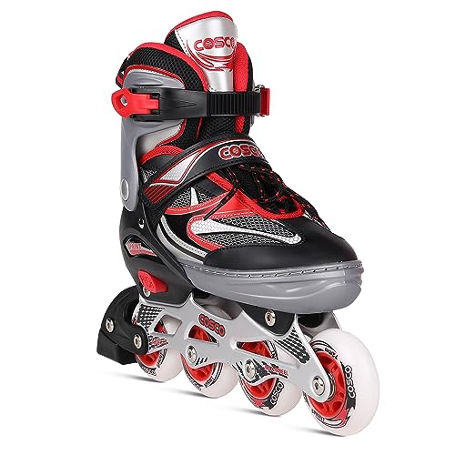 Cosco Sprint Roller Inline Skate (Red) - Medium for Unisex