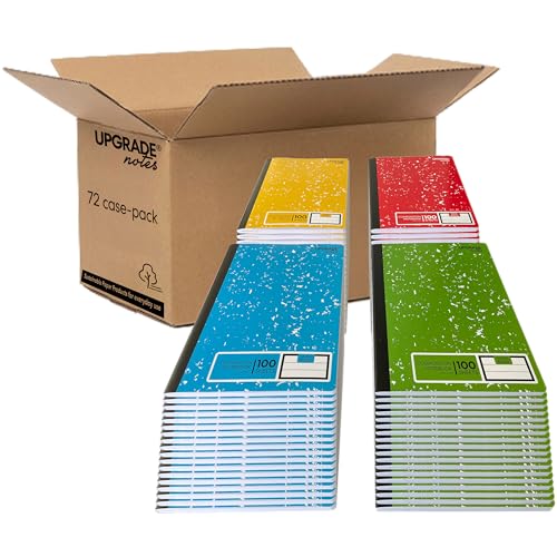 Cahier de composition UPGRADE NOTES grand format 72 pièces pour classe