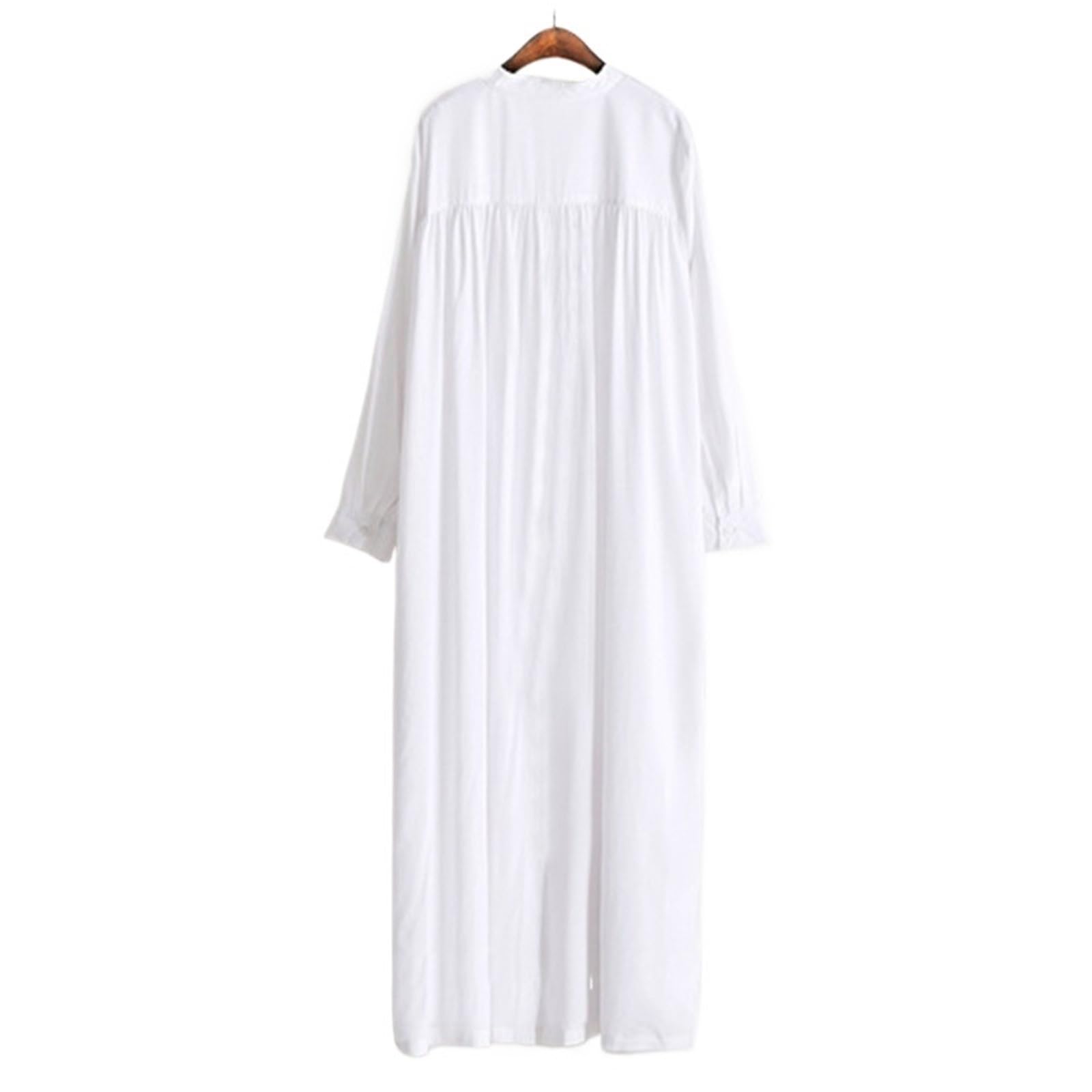 Cache Maillot Femme Robe de Plage Longue en Coton for Femme, paréo Ample, Kimono, vêtements de Plage