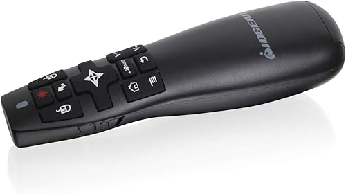 Miniatura 3 de IOGEAR Red Point Pro - Ratón de presentación giroscópico de 2,4 GHz con puntero láser, GME430R