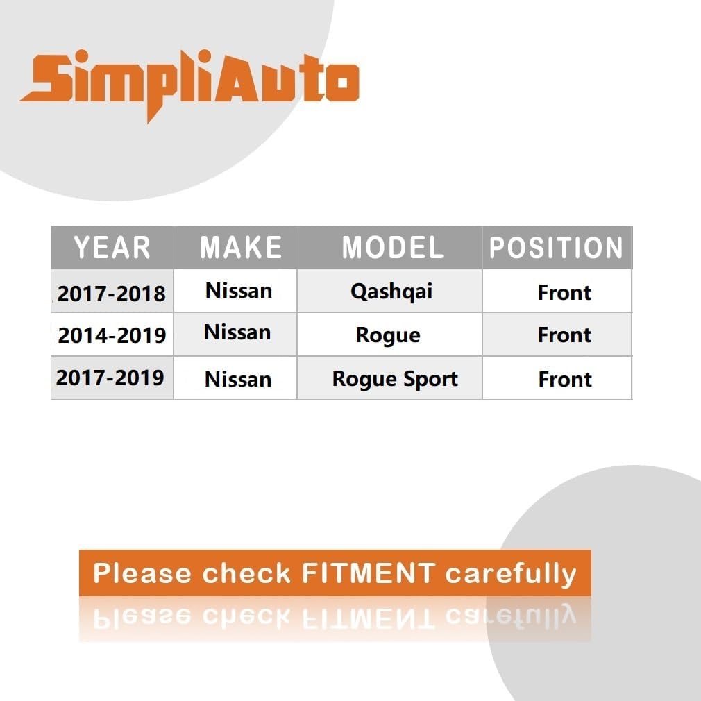 513357 Front Wheel Hub Bearing Assembly Compatible with Nissan Rogue 2014-2019, Rogue Sport 2017-2019, Qashqai 2017-2018
