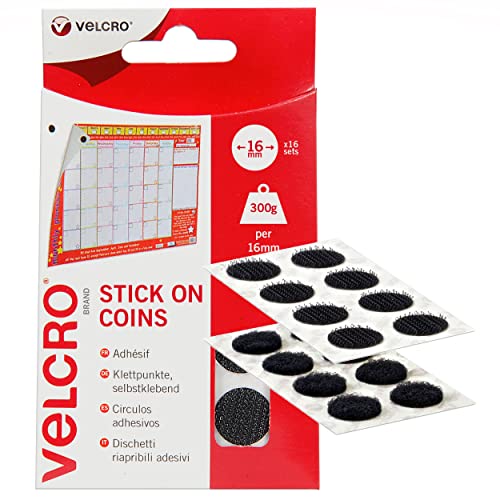 Velcro Marque Pastilles Adhésives Auto-Agrippantes Avec Crochets Et Boucles À Double Face, Parfait Pour La Décoration De La Pièce Et La Maison, Le Bureau,...