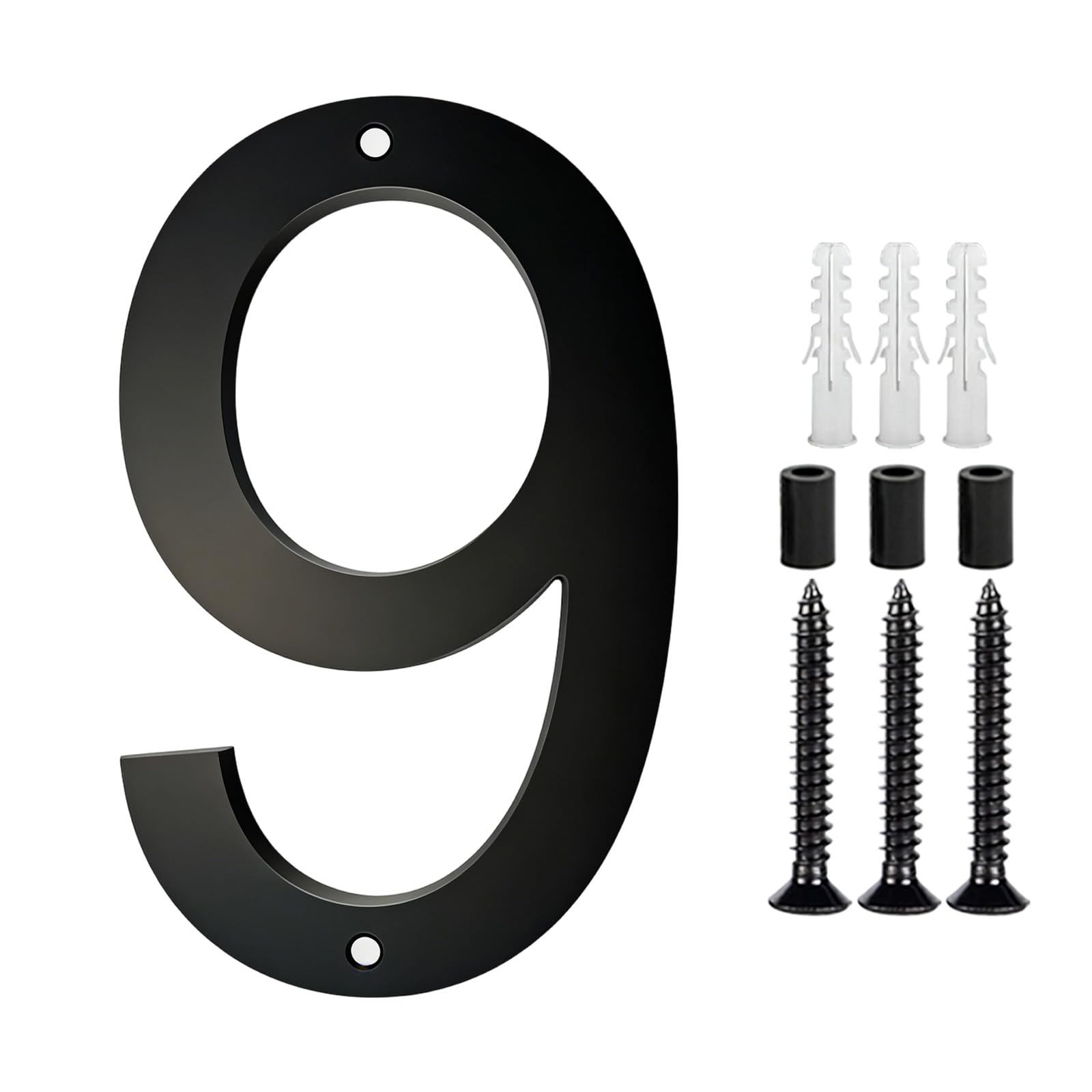 Modern Door Plate Numbers Address Sign Acrylic Floating House Plate Sign for Home Mailbox Hotel Address Acrylic Floating House for Outside