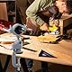 Volumoon 360° Drehbarer Schraubstock, Bohrständer Halter, Bankklemmschraubstock, Vertikaler Bohrständer Halter, Tischschraubstock Schleiferhalter, für elektrische Bohrmaschinen, Stentschleifer