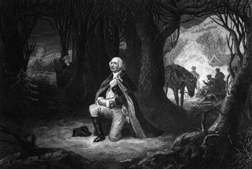 George Washington The Prayer at Valley Forge Revolutionary War Photo American History Photos 8x12