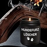 LUXHOMY Hundefurz Löscher, Geschenk Hundehalter, Geschenk für Hund Mama, Papa, Hundefurz Löscher Kerze, Geschenke für Hundebesitzer, Hund Candle - Schwarz