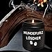 LUXHOMY Hundefurz Löscher, Geschenk Hundehalter, Geschenk für Hund Mama, Papa, Hundefurz Löscher Kerze, Geschenke für Hundebesitzer, Hund Candle - Schwarz