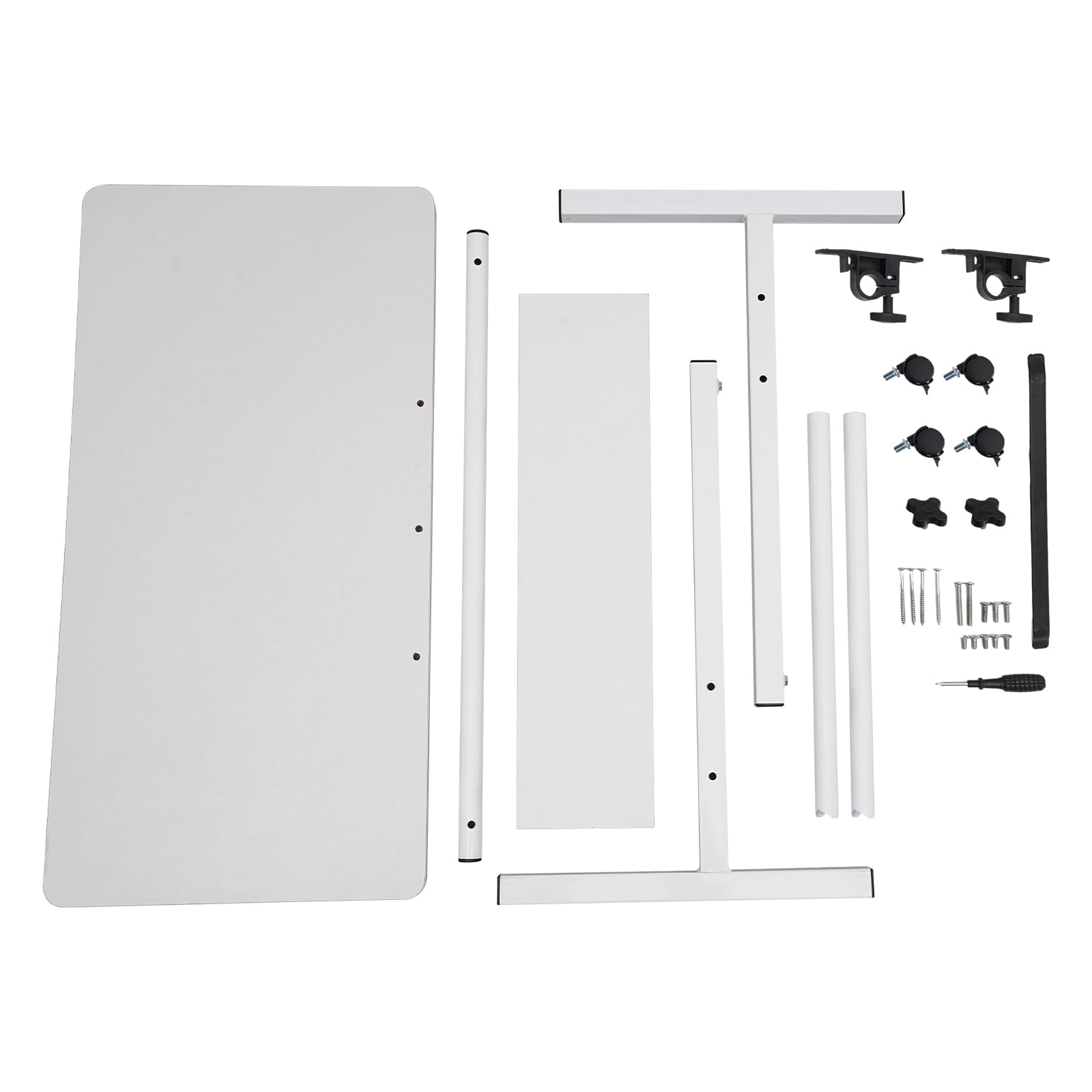 Rolling Computer Stand with Adjtable Height Laptop Desk Computer Home Office Desk Adjtable Height Standing Desk Small Rolling — view 9