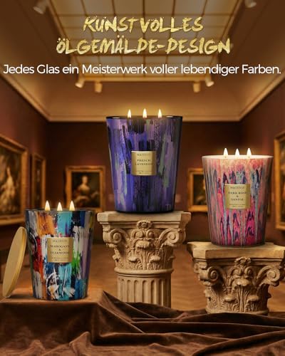 M&SENSE Große Duftkerze im Glas, Sommernacht Scented Candle, 150 Stunden Brenndauer mit 3 Dochten, XXL-Kerze aus 990g Sojawachs zur Entspannung, Geschenk für Frauen, Weihnachten, Geburtstag, Muttertag