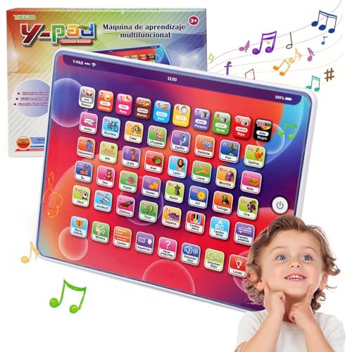 Goorder Tablet para Niños Español Juguetes Educación Bebé Niñas 6-12 Meses Juguete Ordenador...