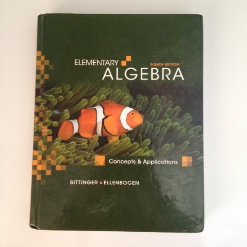 Elementary Algebra: Concepts and Applications (8th Edition)