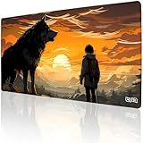 🎮 Protection du Bureau - Le tapis protège votre bureau des rayures, taches, éclaboussures et de la chaleur. Le matériau durable apporte un look moderne et professionnel, parfait pour la maison comme pour le bureau