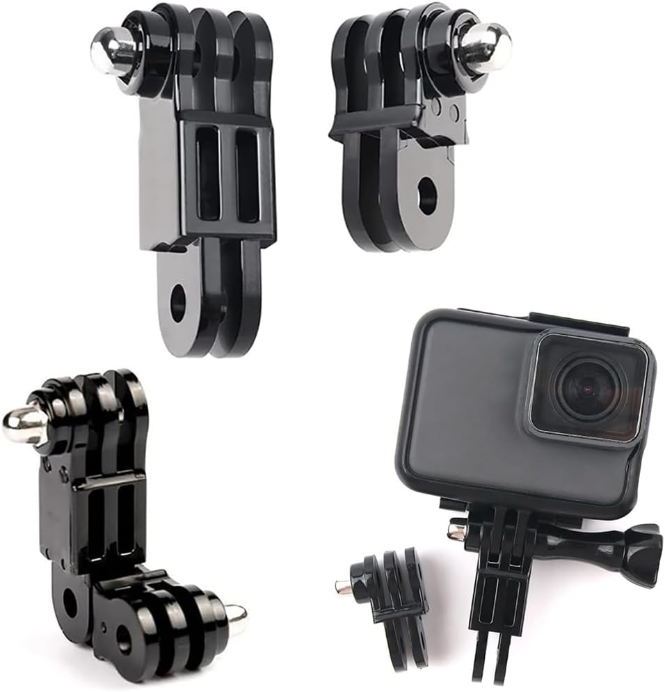 Action Cameras Same Direction Joints Straight Connection Mount Adapter Accessories Compatible With Gopro Hero DJI Osmo