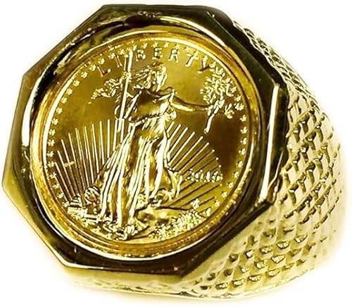 1/10 Oz American Eagle Coin in 14k Yellow gold finish