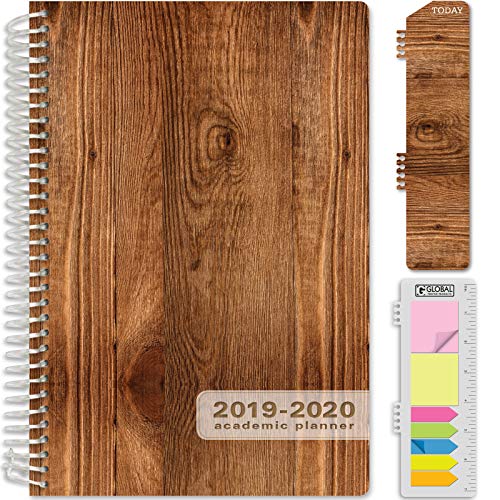 HARDCOVER Academic Planner 2019-2020: (June 2019 Through July 2020) 5.5