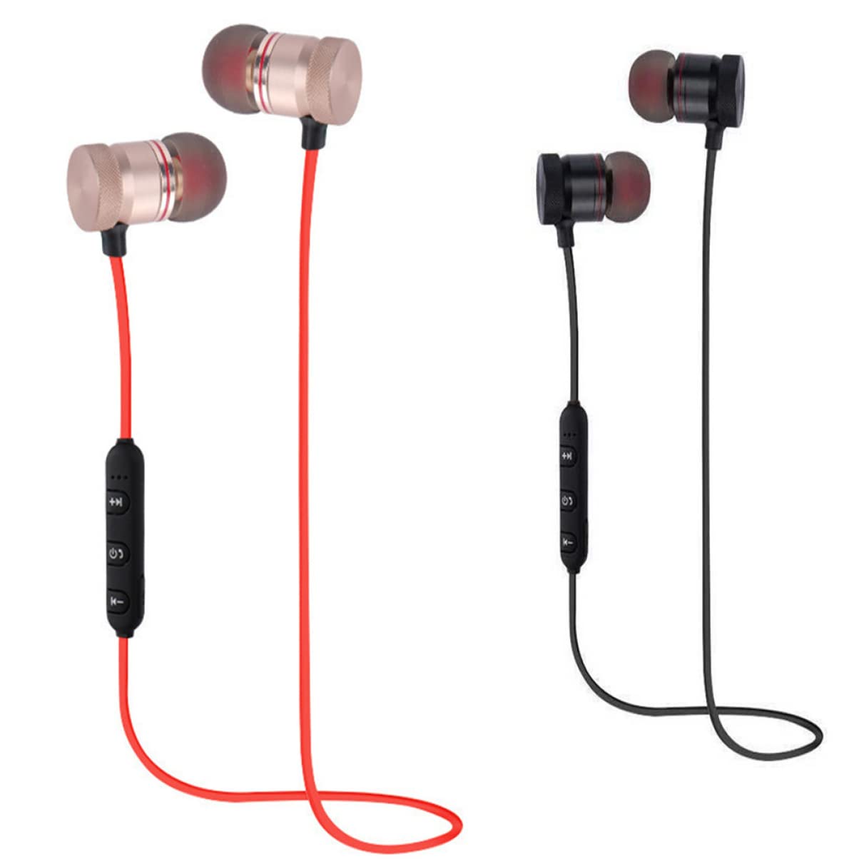 SHINEOFI Cuffie Wireless Magnetiche Ear Stereo Auricolari Magnetici Compatibili Smartphone Per Corsa Jogging Fitness Yoga Viaggio Regalo