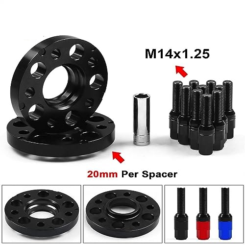 Separadores de llanta 5x112 de 20mm para BMW X3 G01 que ensanchan las vías con seguridad 5