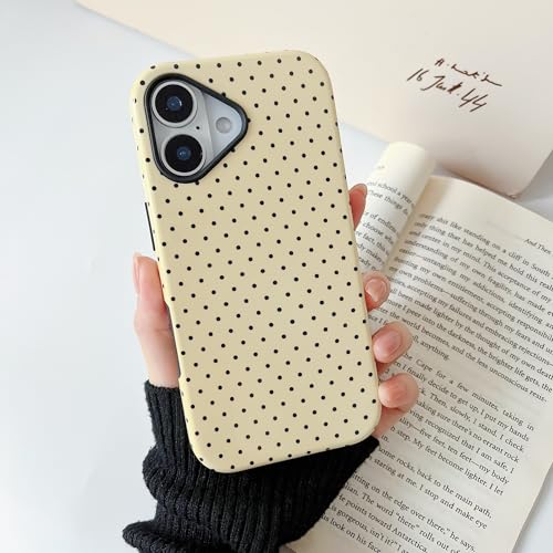 Coque esthétique à pois iPhone 17 - Le cadeau tendance pour elle