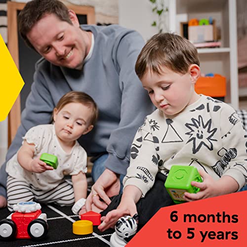 Image of Baby Einstein Connectables 20 Piece STEAM Magnetic Blocks Learning Toys Numbers Colors Animals for Baby 6 Months+ Toddler 1 2 3 4 5 Year Old