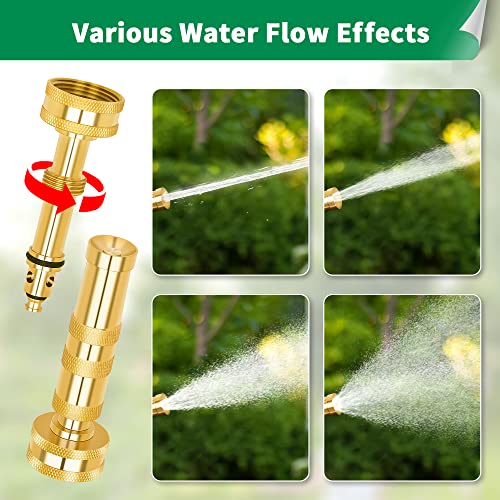 Brass Hose NozzleHigh Pressure Jet Nozzles 4 Pack, Heavy
