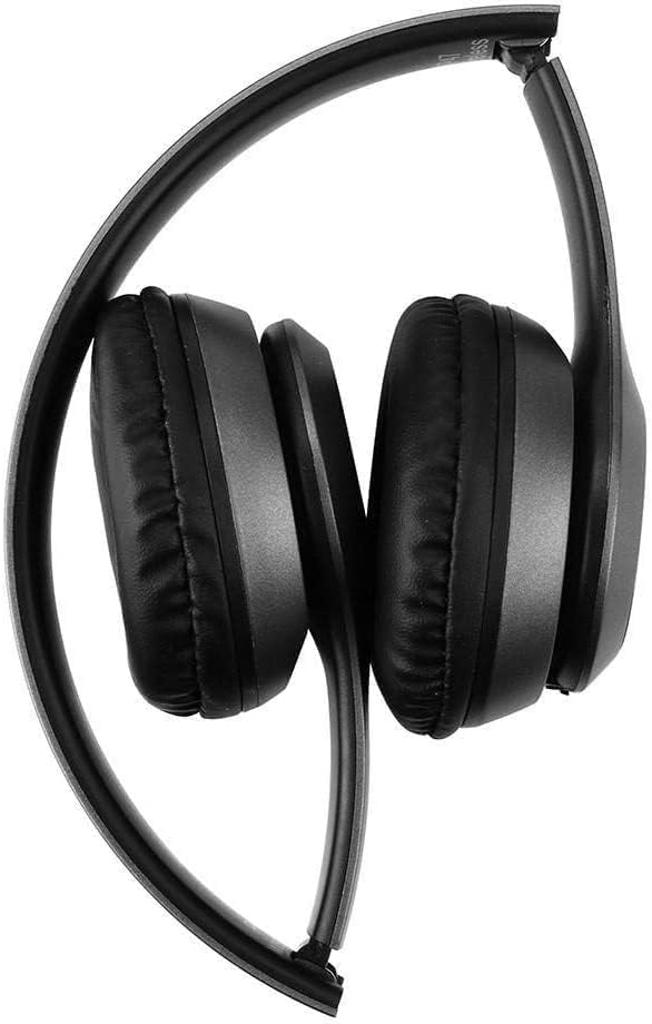 Image of AF4 Headset Multifunction Foldable Sports Headphone with HiFi Stereo Sound, Wireless Technology, and Ergonomic Design for Home Office Travel (Black)