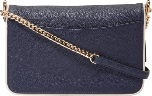Image of Cole Haan Women's Daniella Chain Shoulder Bag, Midnight Moon /Spiced Brown /Ivory