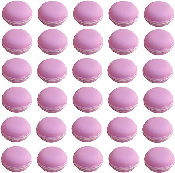 hunky dory 12pcs 10gram Purple Macrons with Cap Cosmetics Container for Creams,Lip Balm, Body Butter, Essential oil, Costemic, Makeup Use-picture-2