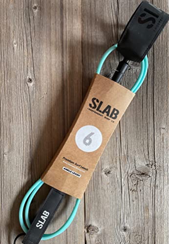 Slab- Surf Leash Comp 6' - 6mm Lightgreen