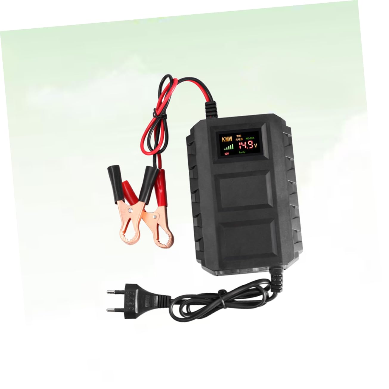 Chargeur de Batterie 12 V 20 A pour Moto et Batterie Automobile