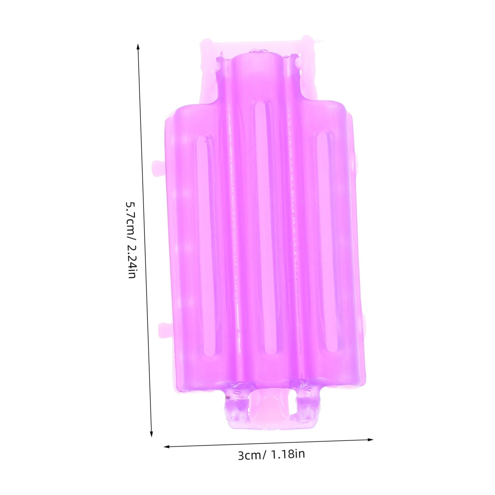 Ipetboom 45pc Curly Hair Clips Wave Perm Rods Resin Hair Curler Stick for Clip Curl Rods for Women