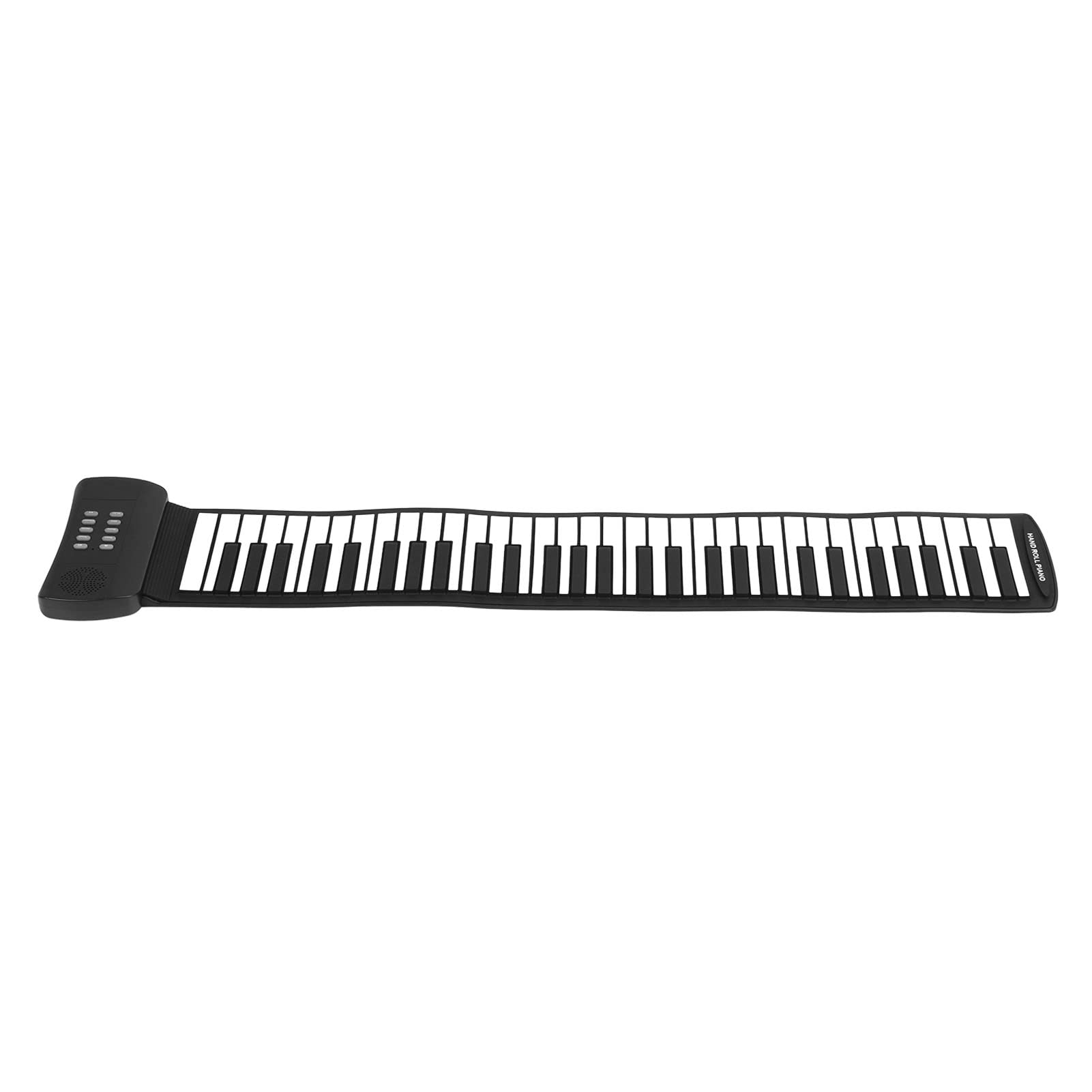 61 Keys Hand Roll Piano,4D Surround Sound USB Battery Powered Portable Keyboard Piano with 16 Tones 6 Demo Songs for Kids Beginner (PM61)